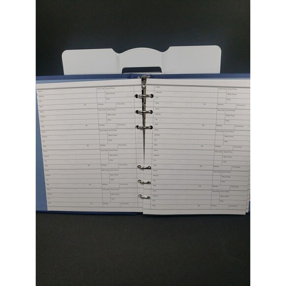 Vintage Gibson Address Book 1982 Unused Native Navajo Design Ring Binder Cloth - Picture 8 of 13